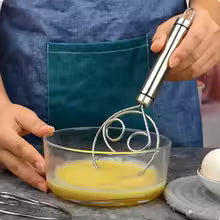 Best Wooden Hand Dough Whisk Stainless Steel Doutch Dough Whisk Kichen Cooking Whisks Utensil Egg Beater Pastry Tool